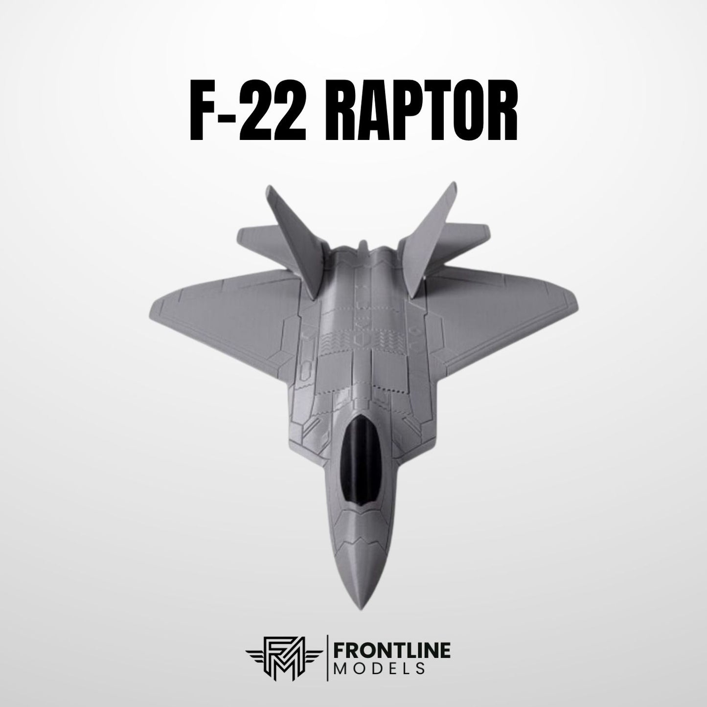 F-22 Raptor - 1/72 Ölçek Ultra Detaylı Askeri Model