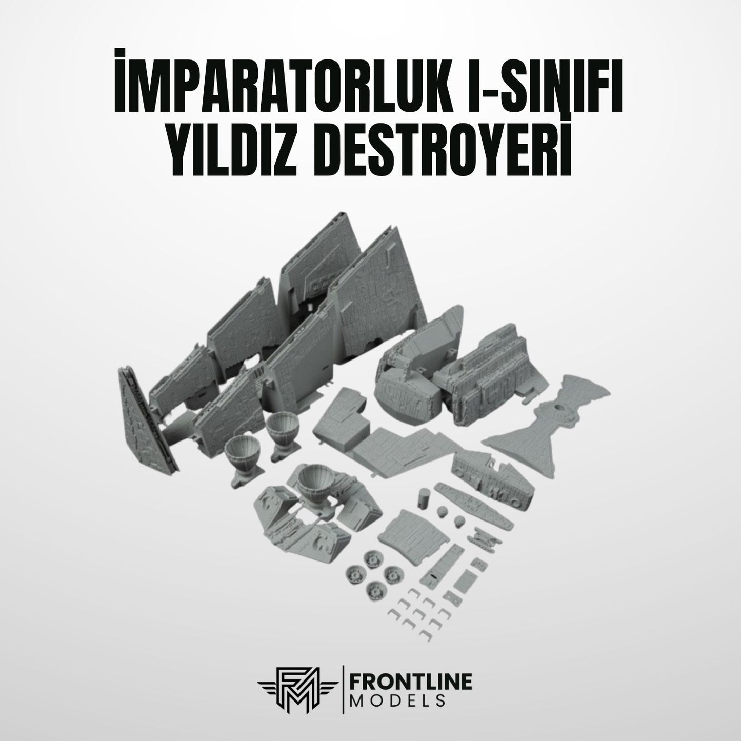 Imperial Star Destroyer - 1/4500 Ölçek Dev Boy Koleksiyon Modeli