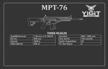MPT-76 Silah Modeli - 30cm