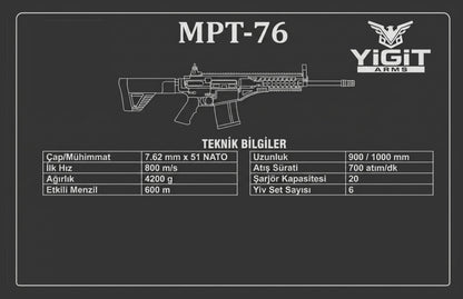 MPT-76 Silah Modeli - 30cm