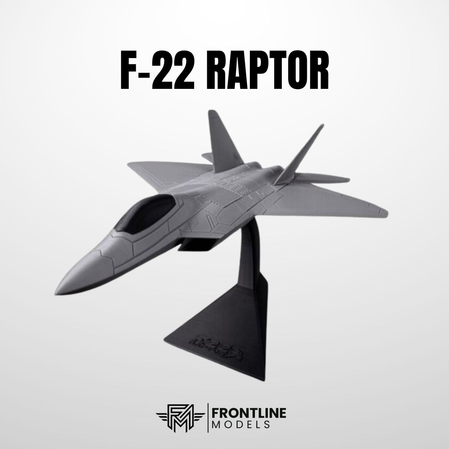 F-22 Raptor - 1/72 Ölçek Ultra Detaylı Askeri Model