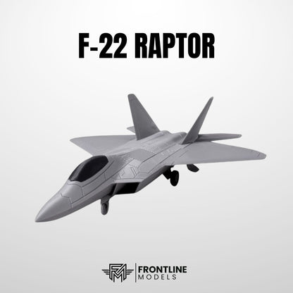 F-22 Raptor - 1/72 Ölçek Ultra Detaylı Askeri Model