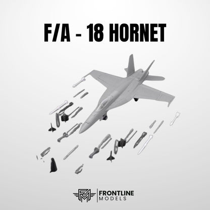F/A-18 Hornet - 1/48 Ölçek Büyük Boy Askeri Model